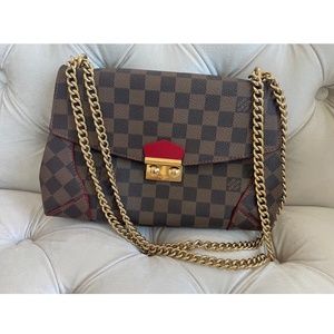 Louis Vuitton Caissa clutch Damier